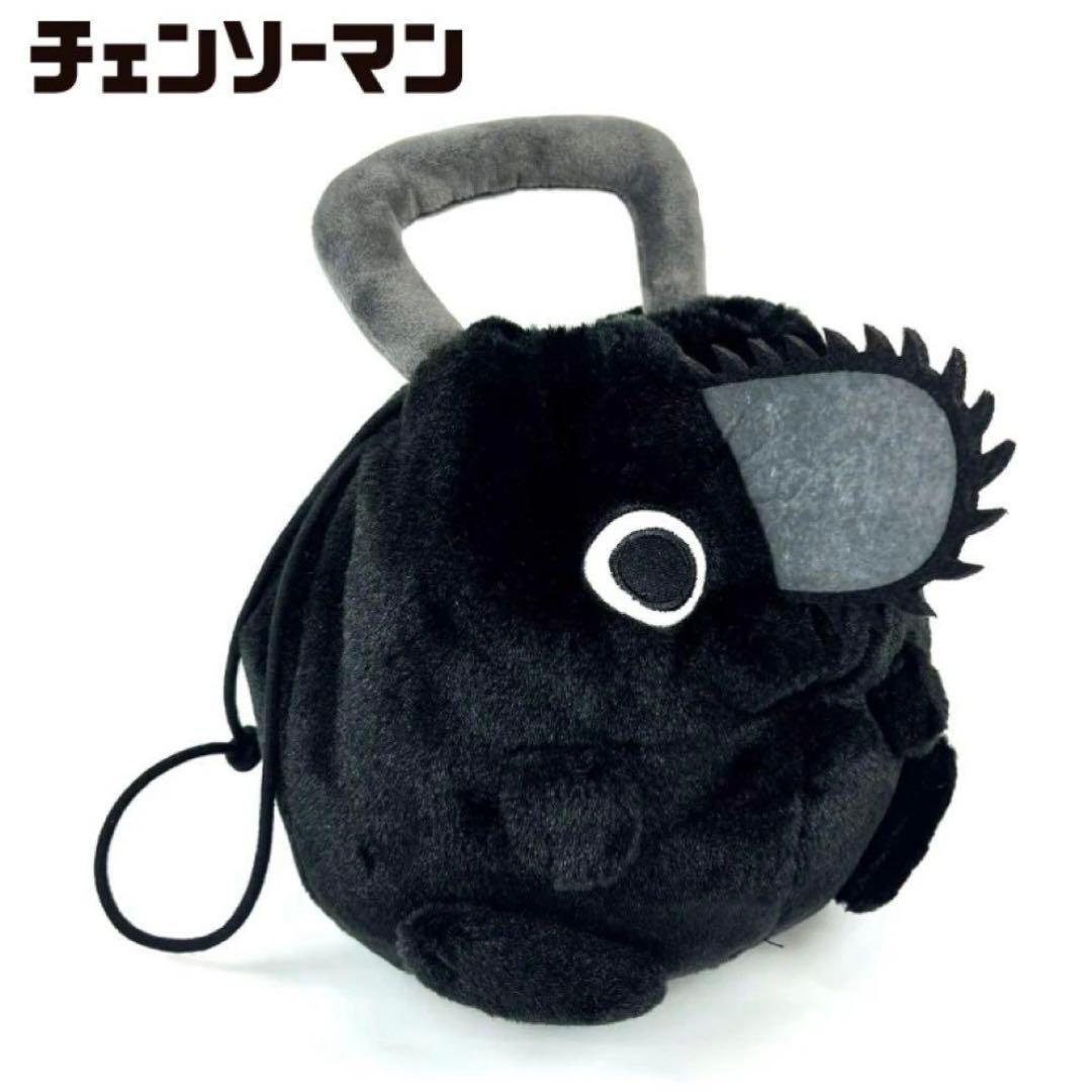 チェンソーマン ブラックポチタ ぬいぐるみ巾着