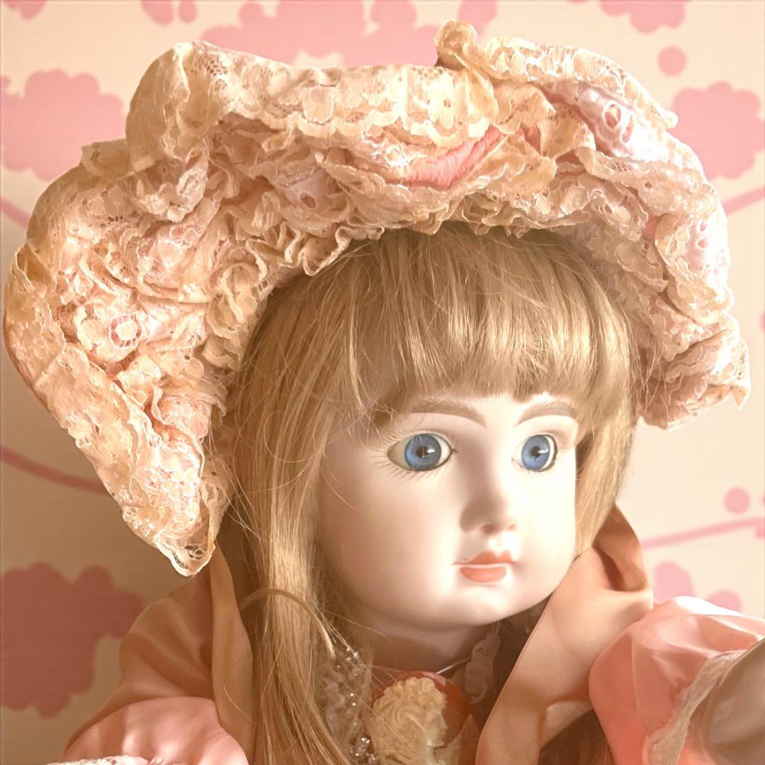 ビスクドール テート ジュモー デポゼ シェルカメオ アンティーク アクセ 綺麗