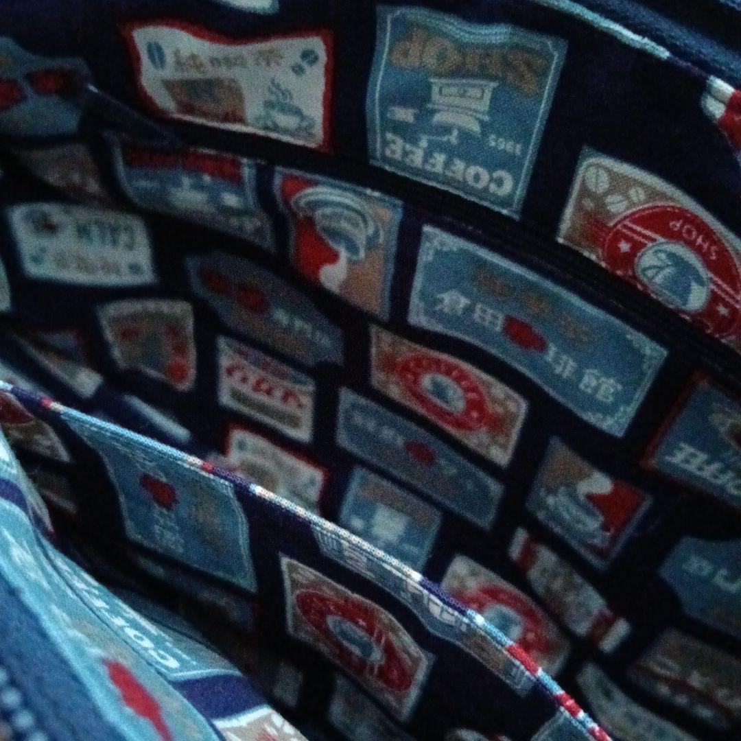 古布　藍染木綿二重剣道着　ショルダーバッグ　ハンドメイド　剣道着リメイク