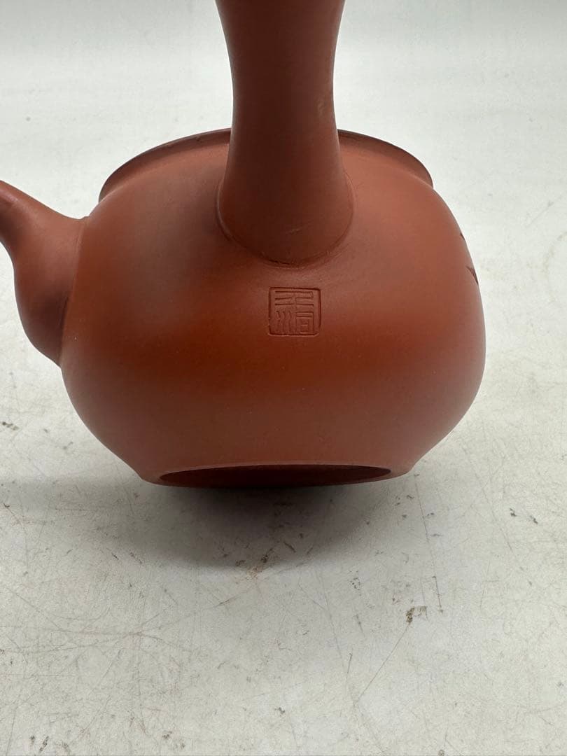 NO.628 愛知県の伝統工芸品である常滑焼（とこなめやき）の朱泥茶器セット