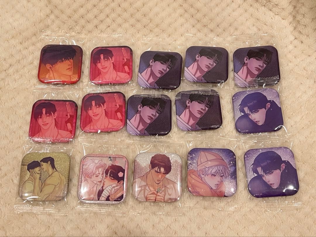 韓国BL 真珠を産む少年　缶バッジ