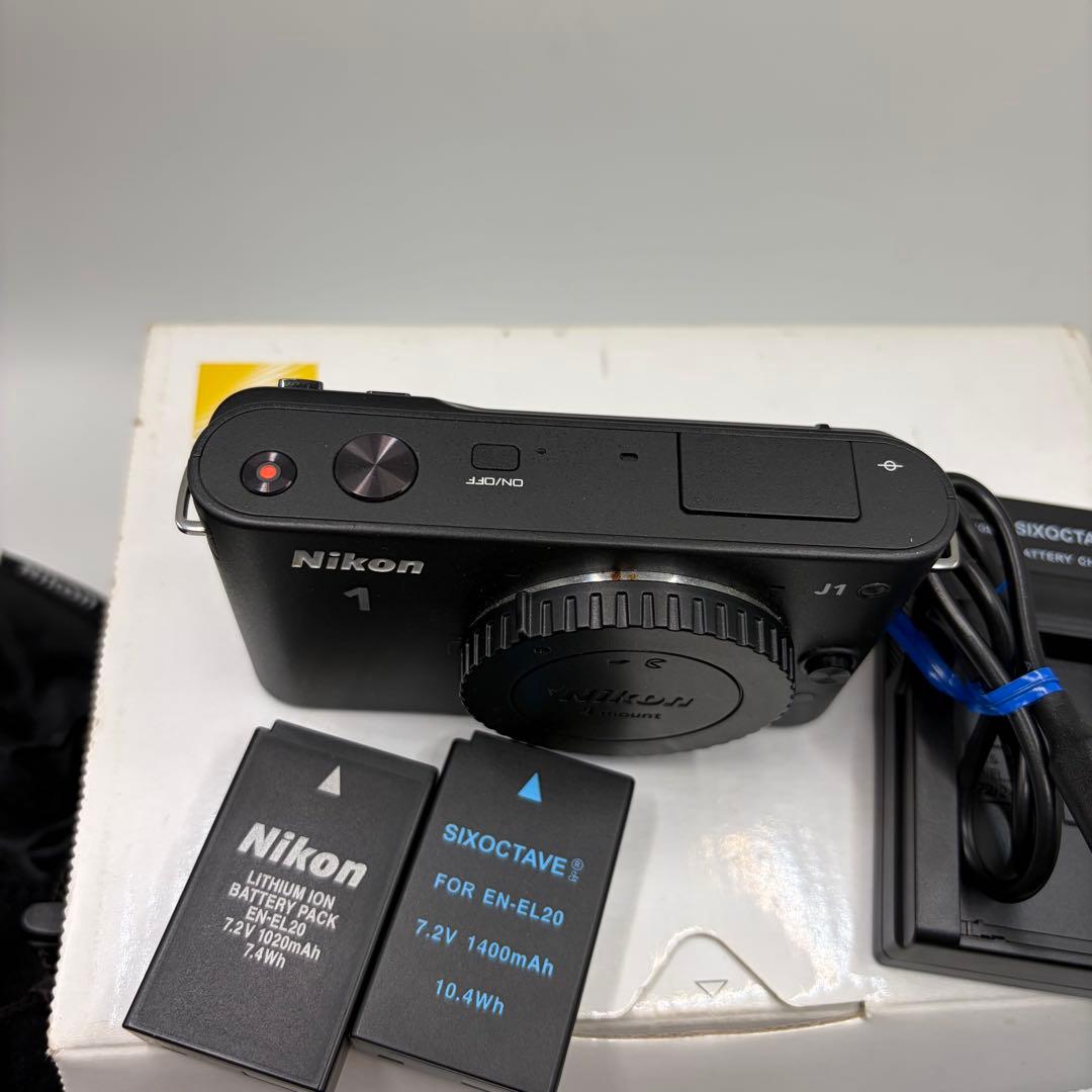 箱付き Nikon1 J1 レンズキット 動作品 付属品多数 ニコン カメラ