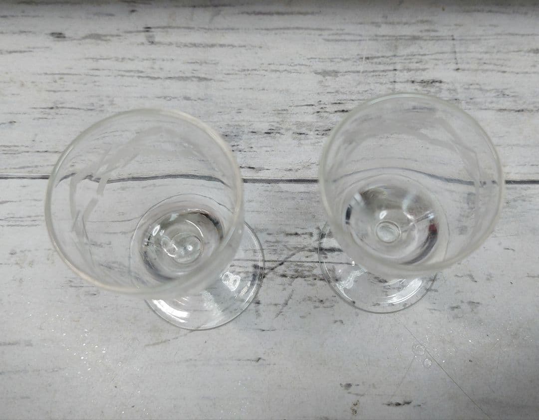★骨董品　アンティーク　リキュールグラス　2客