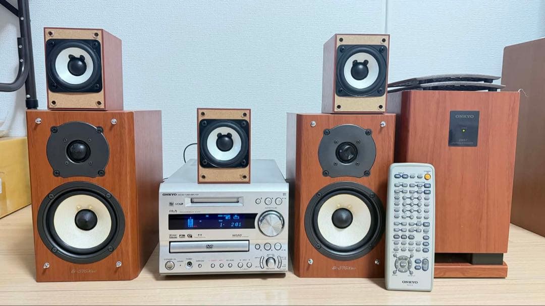 ONKYO CD・MD・カセットデッキ 5スピーカー