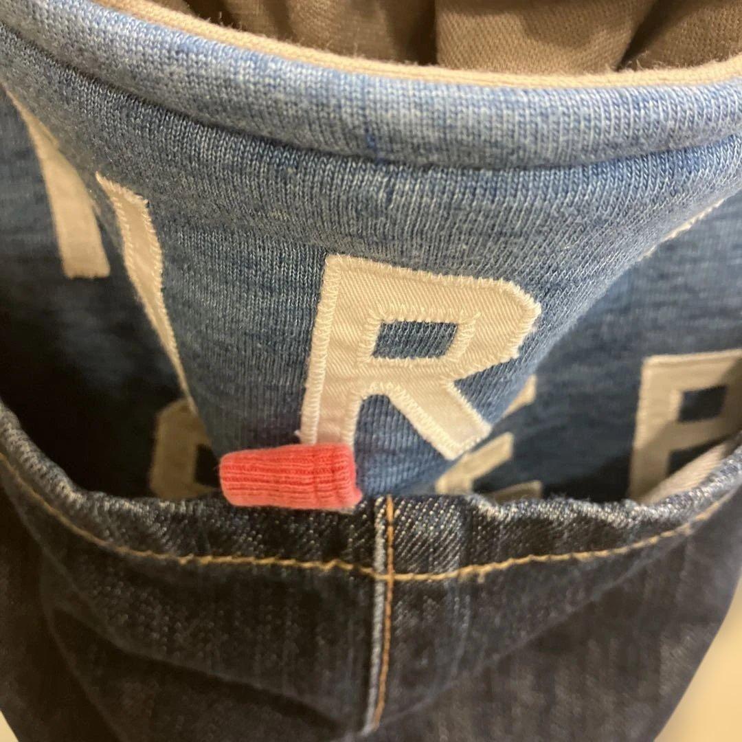 デニムリメイクハンドメイドバッグ