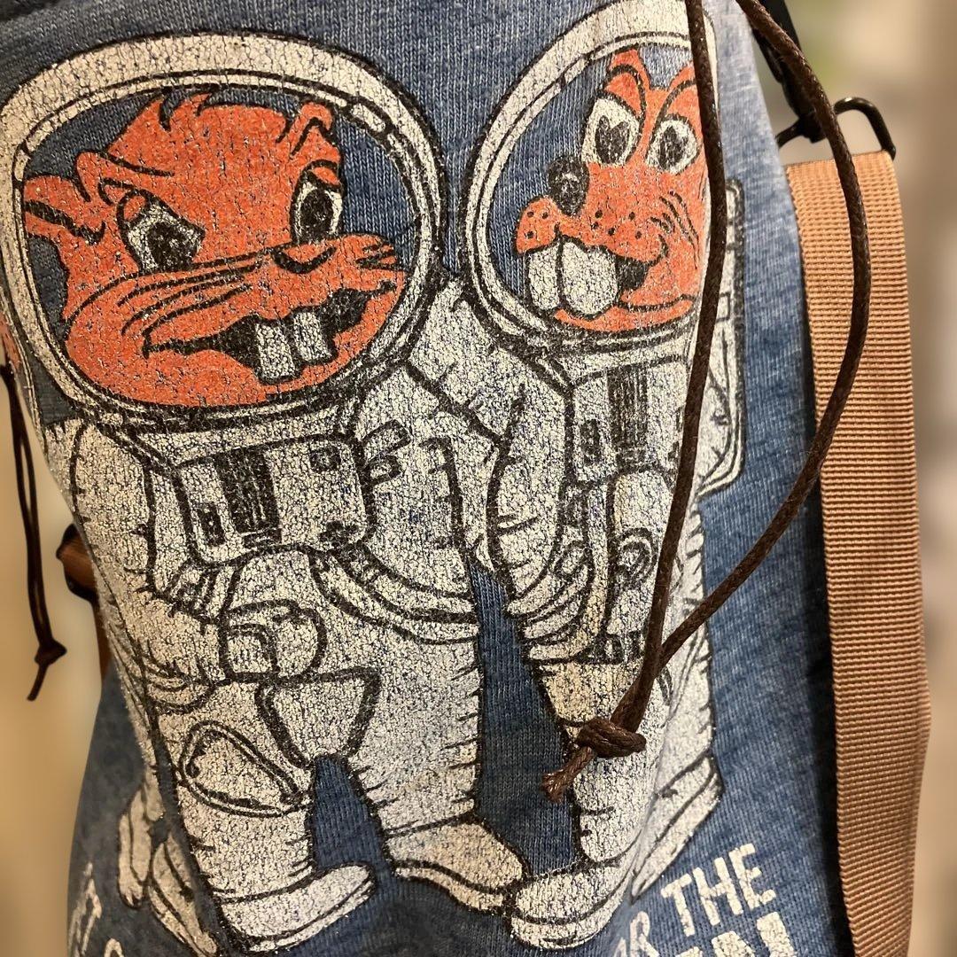 デニムリメイクハンドメイドバッグ