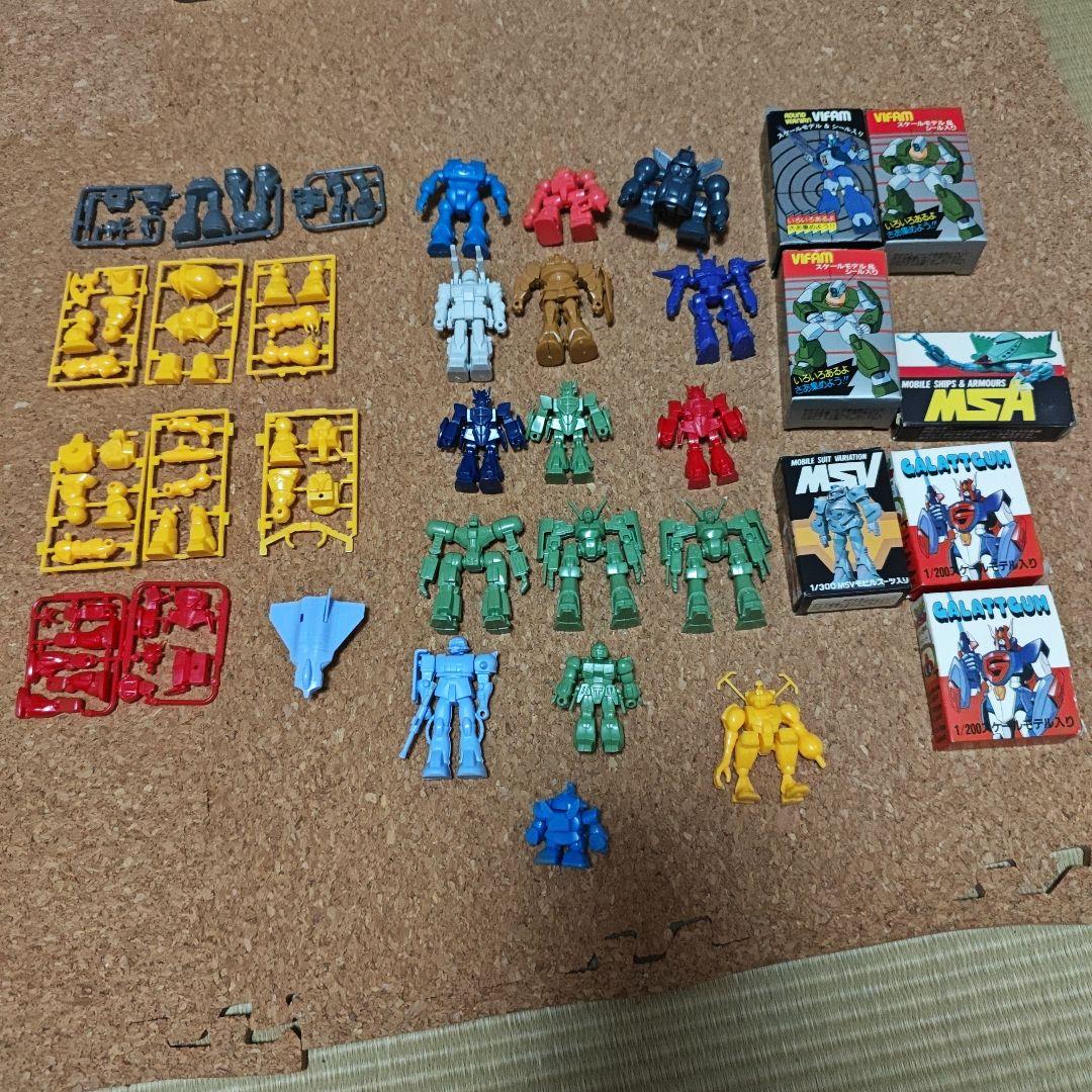色々昔のミニプラモデル当時物