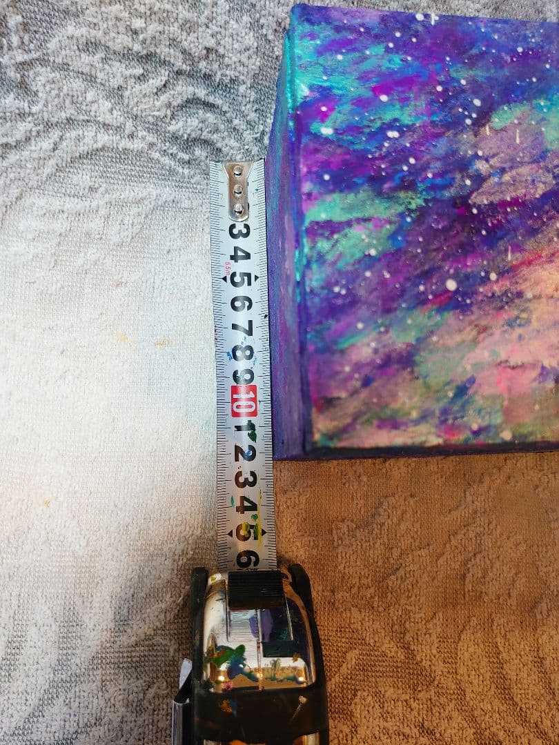 油絵 絵画 月のクリスマスボックス