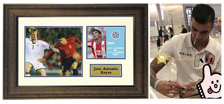 直筆サイン入り写真 ホセ・アントニオ・レジェス レアル・マドリード SA鑑定済