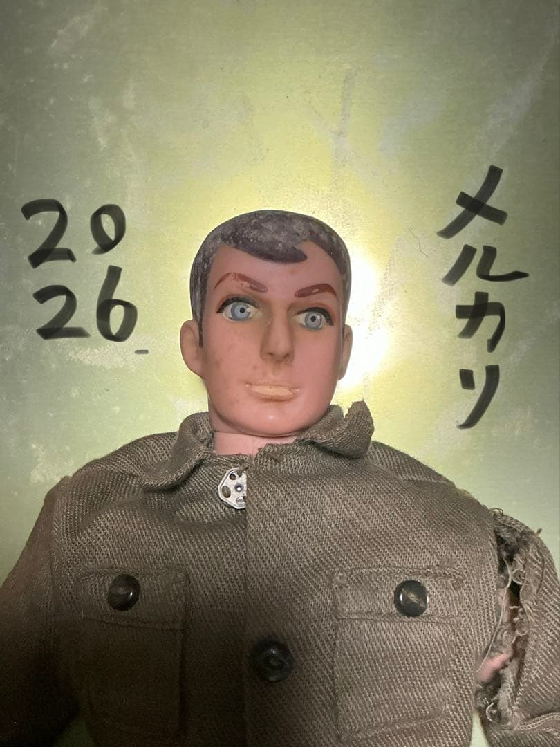 1964年／GIジョー。2体。他備品あり【汚れあり　ジャンク品】。