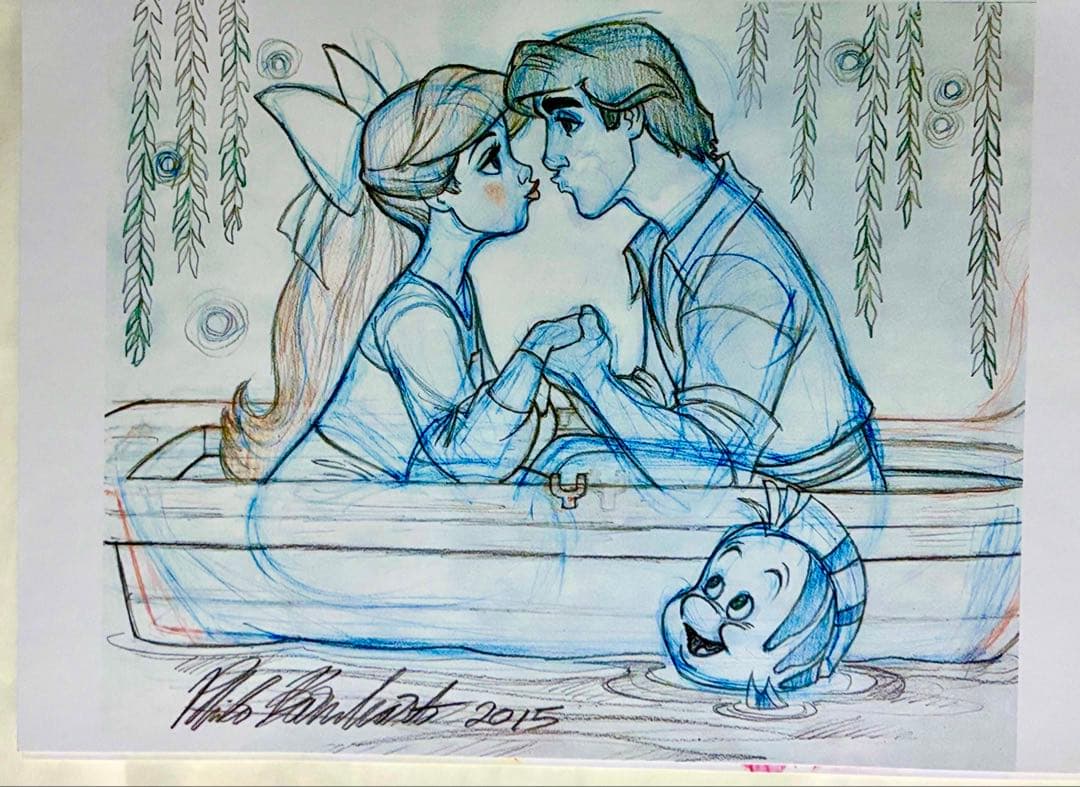 リトルマーメイド絵画ポスター（1 1枚）