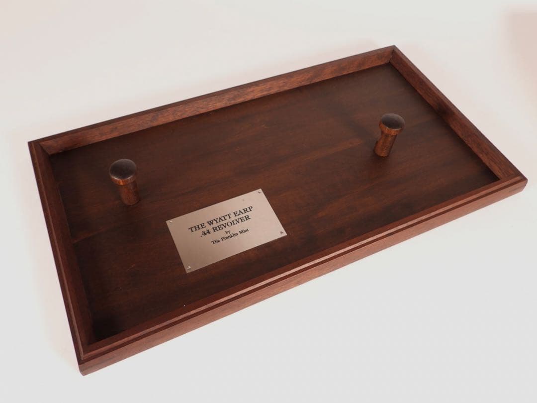 フランクリンミント ワイアットアープ 44リボルバー 装飾銃モデルガン　飾り額付