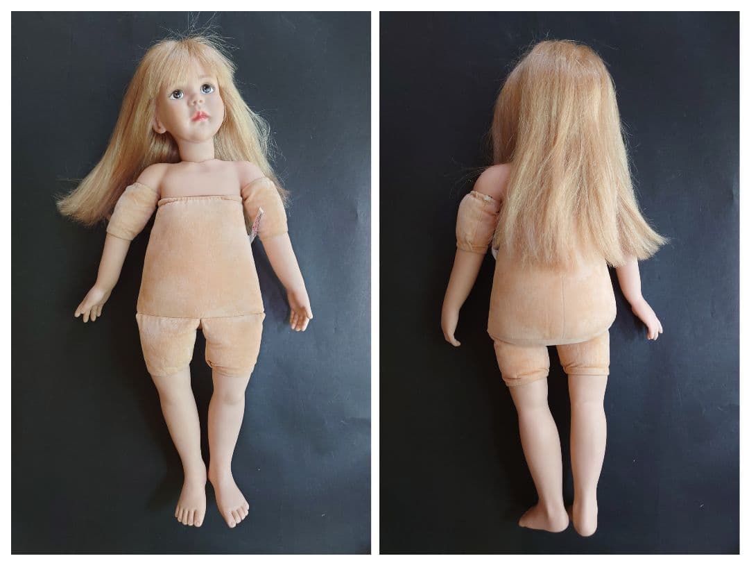 花帽子の女の子　描き目　マナースドルファー　アーティストドール　Sigikid