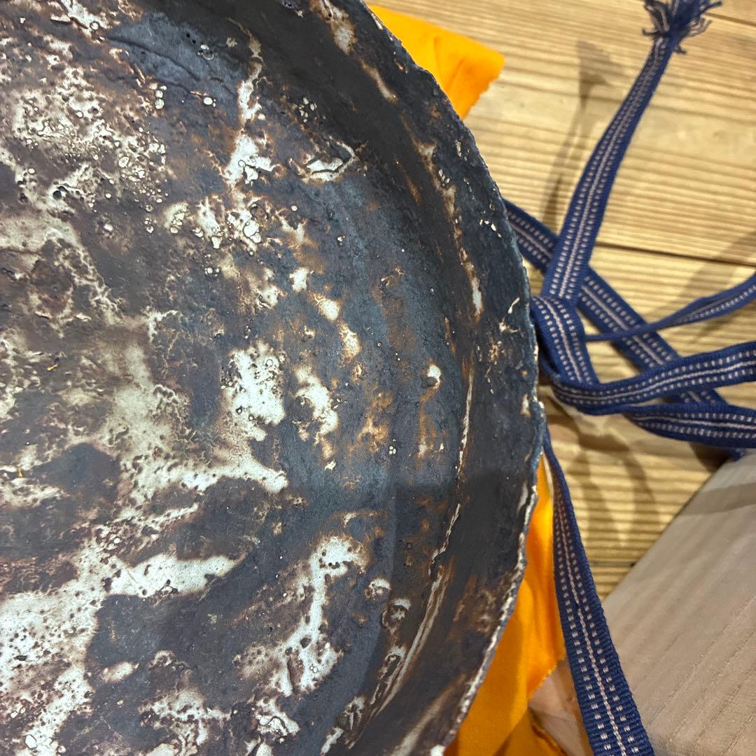 二階堂明弘　氷蘭手花器　鉢