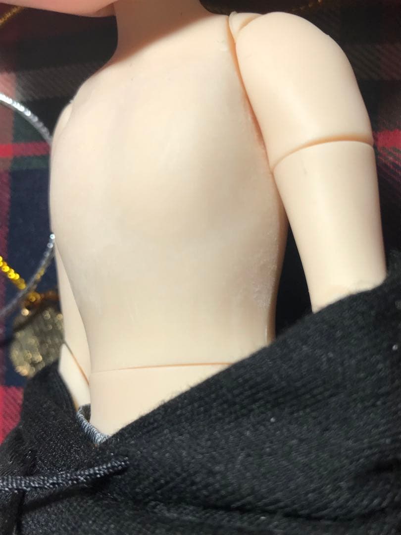 アイシードールカスタム シルバーヘアの男の子 アウトフィット付き