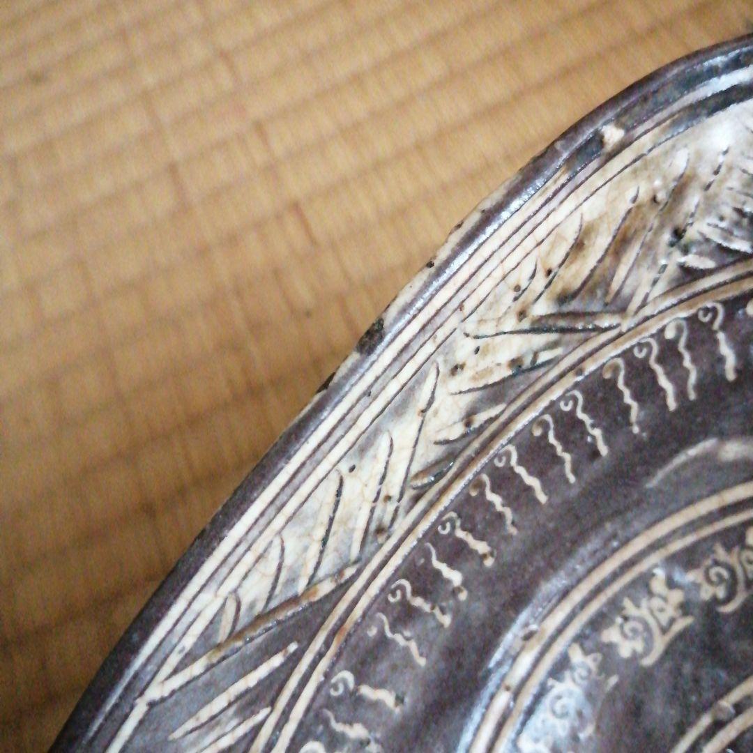 清水焼　清水六兵衛　三島手三ツ鉢　10.8〜17cm　幕末〜昭和初期