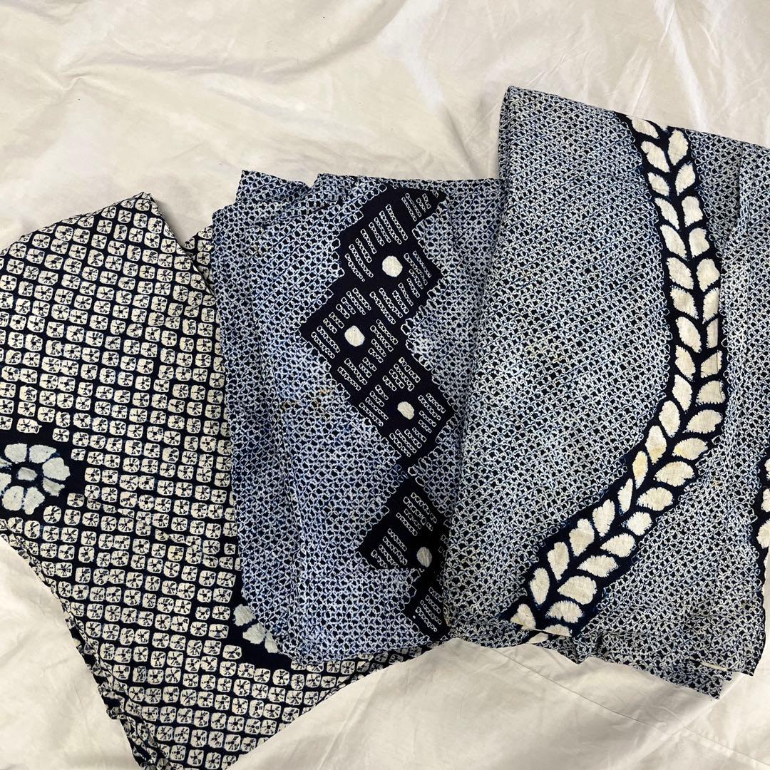 173 絞り浴衣　リメイク用　訳あり