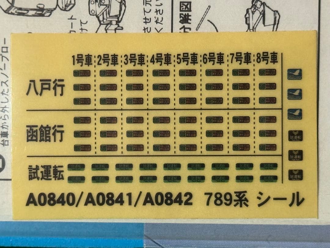 マイクロエース789系特急スーパー白鳥　A0840/0841 基本増結8両　美品