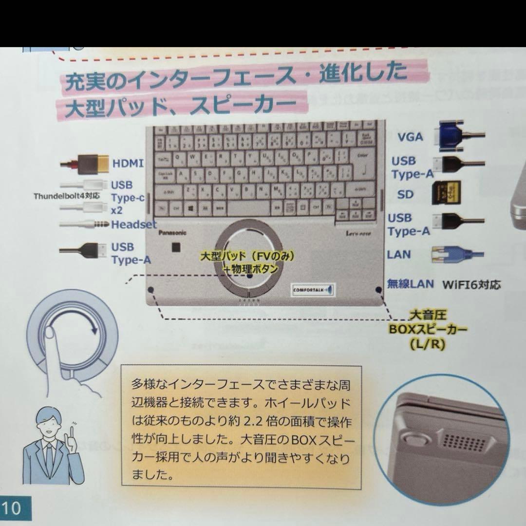 パナソニック　パソコン　レッツノート　CF-FV4A9LAC