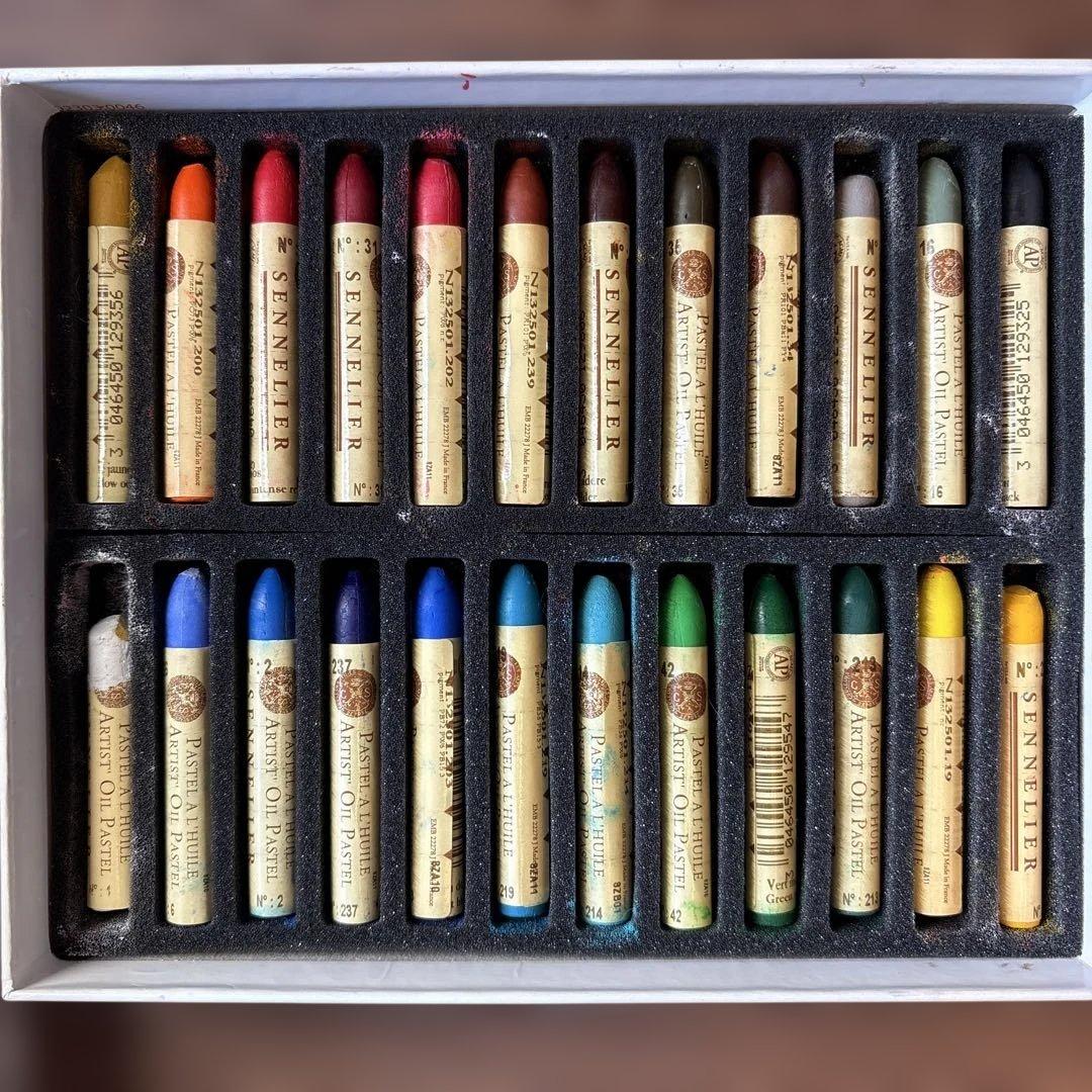 セヌリエオイルパステル 24色セット