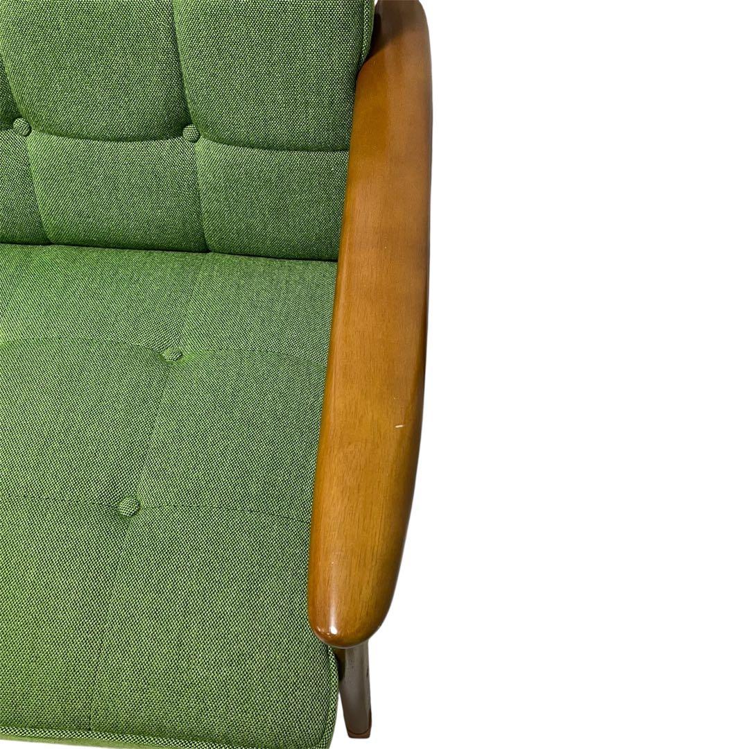 カリモク60 Kチェア 2シーター タープグリーンkarimoku60 ソファ