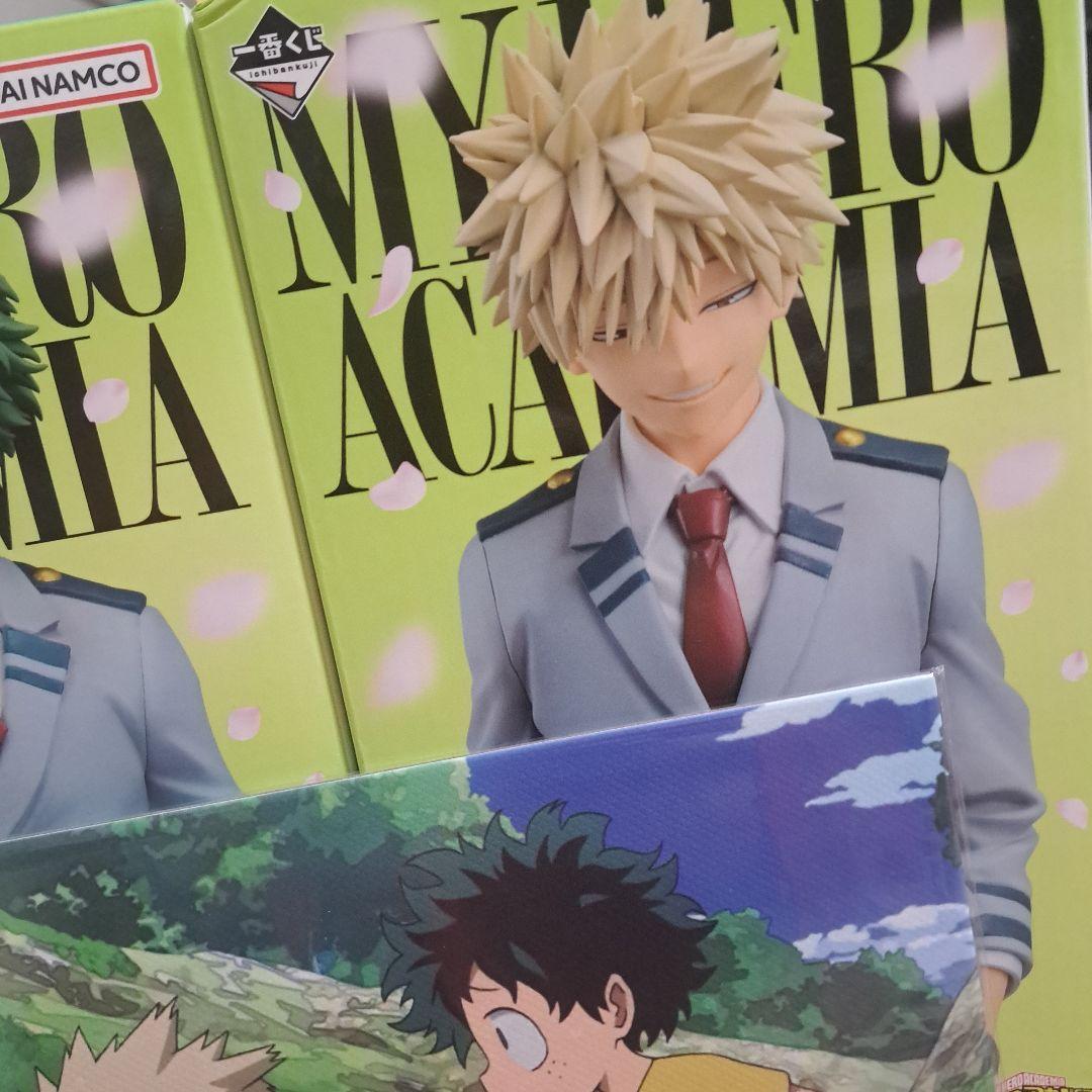 ヒロアカ　一番くじ　紡がれる想い　A賞 緑谷出久　B賞 爆豪勝己