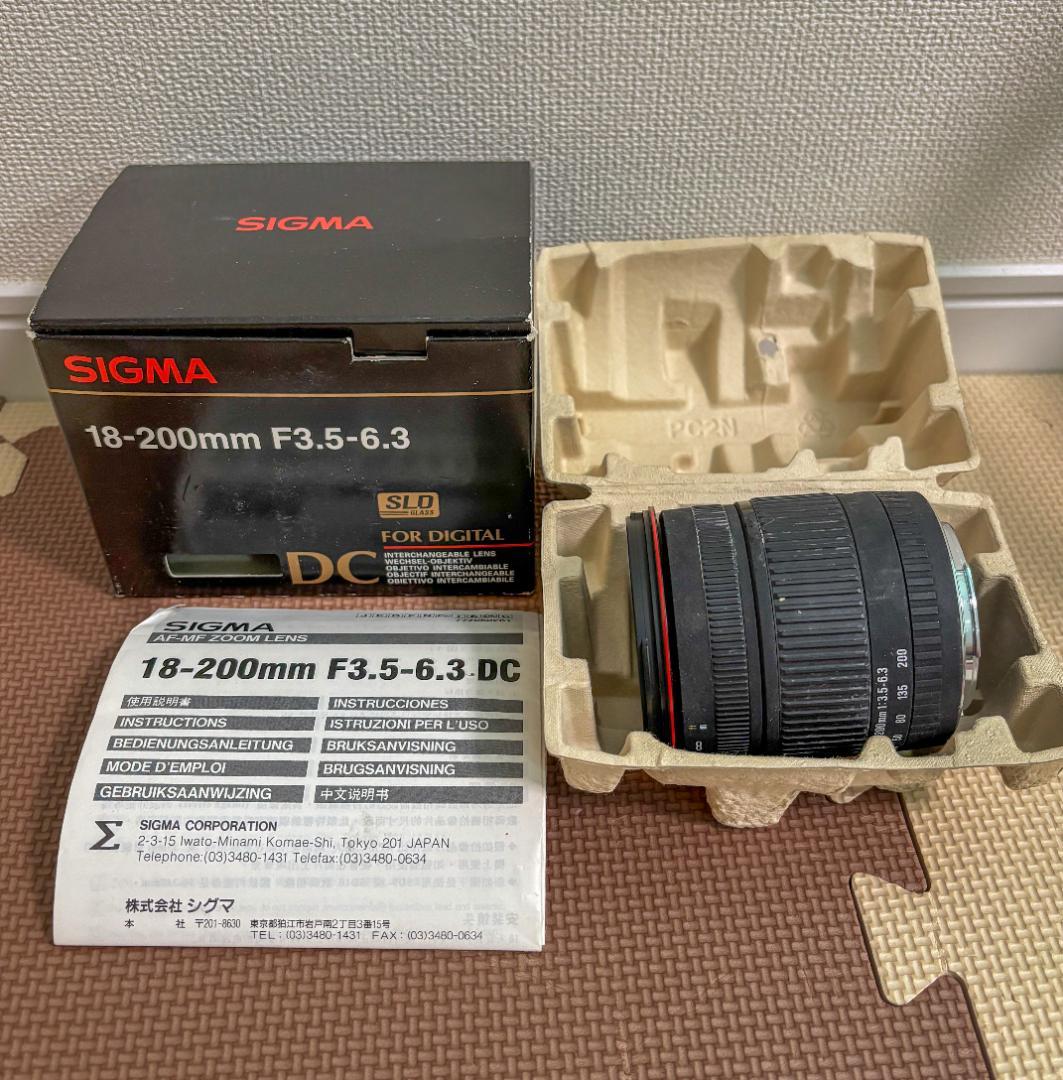 18-200mm F3.5-6.3 DC キャノン