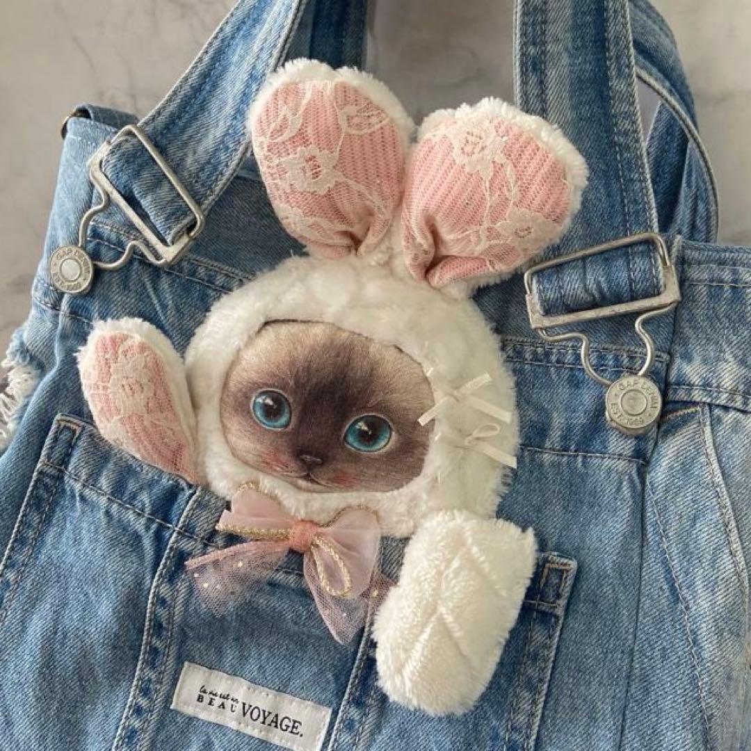 ま*ん様 コヤンイサムチョン♡デニムリメイク【トートバッグ】オーバーオール ハン