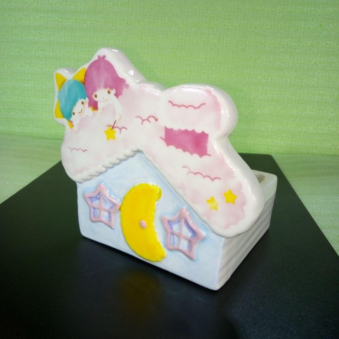 Kiki & Lala　キキララ　リトルツインスターズ　陶器製と思われる小物入れ