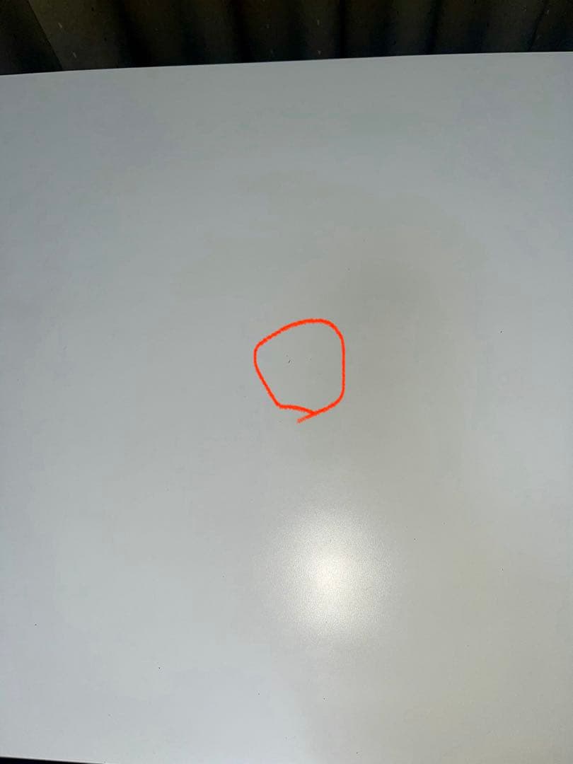 IKEA MICKE ホワイトデスク 2引き出し Qi充電器