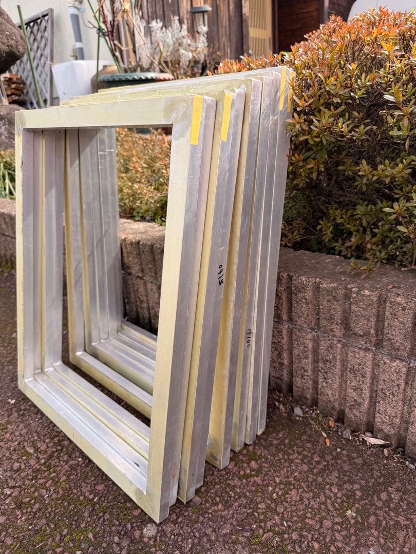 シルクプリント用アルミフレーム10個セット【中古】