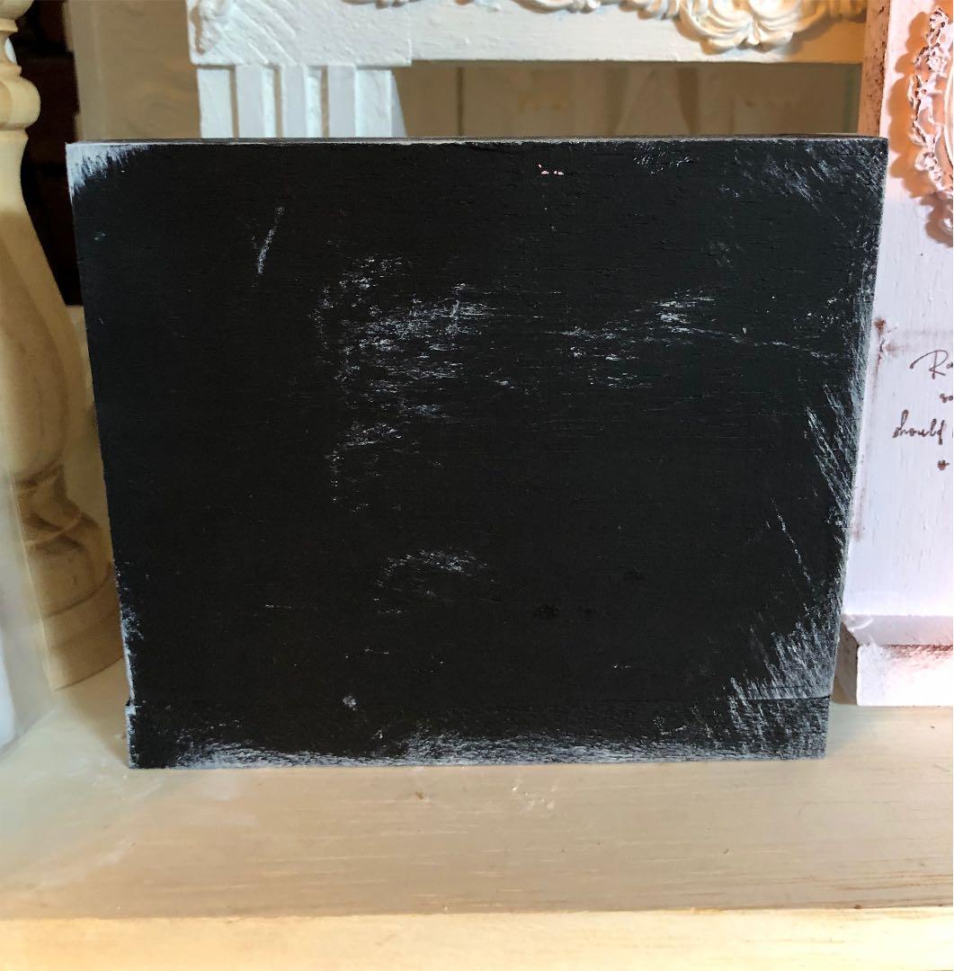 ❤アンティーク加工 ドラゴンとお城のミニオブジェ ブラック  ドールハウス