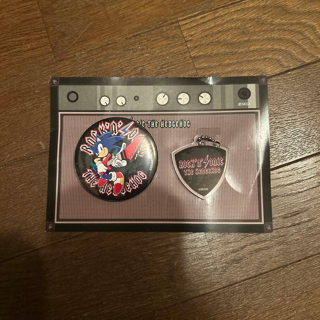 d*9様 ROCK 'N' SONIC THE HEDGEHOG 缶バッジ