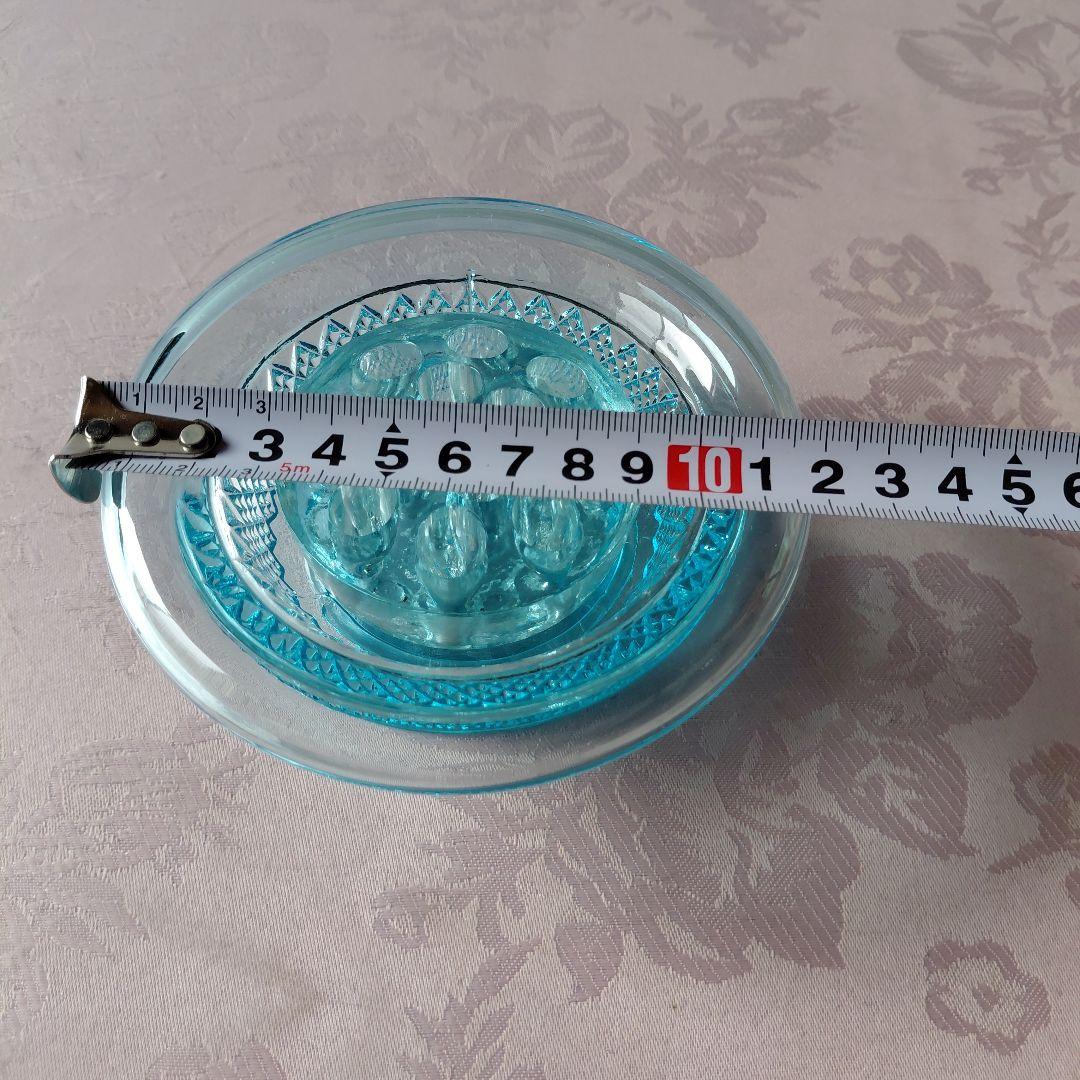 デヴィッドソン社製　ヴィンテージ・プレスドガラス　花器