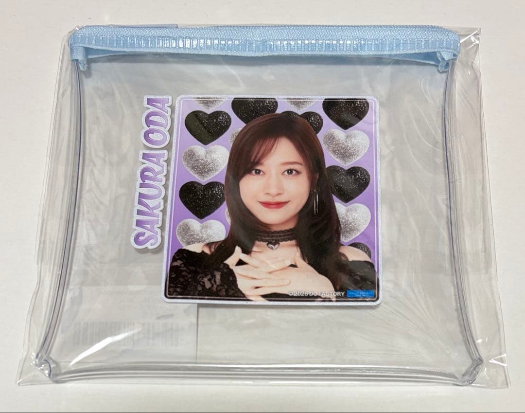 モバガチャ　モーニング娘。　小田さくら　SRクリアポーチ