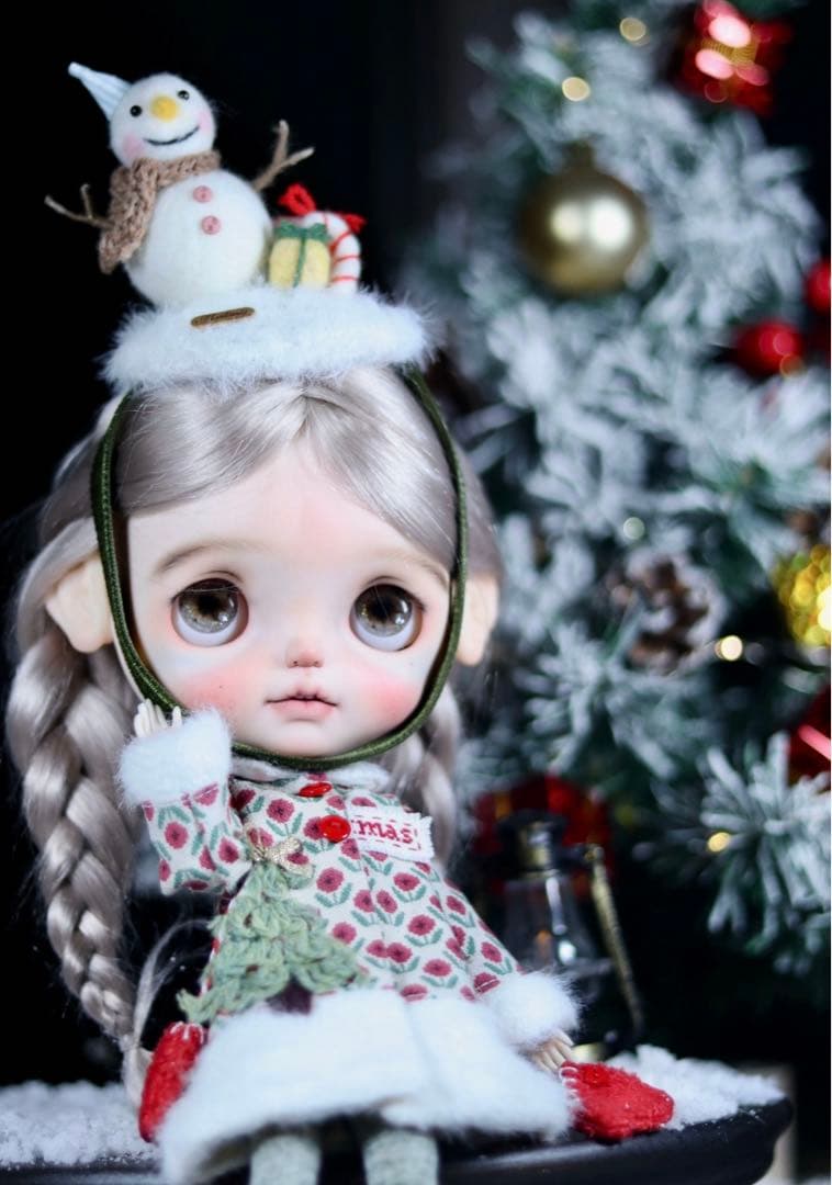 カスタムブライス 海外作家様 ふんわり 優しい 雪だるまちゃん フルセット