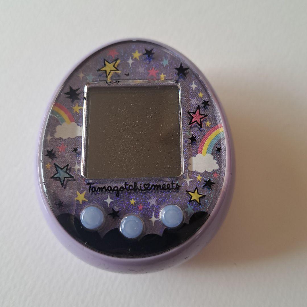 バンダイ たまごっちみーつ マジカルみーつver. パープル　ストラップ付き