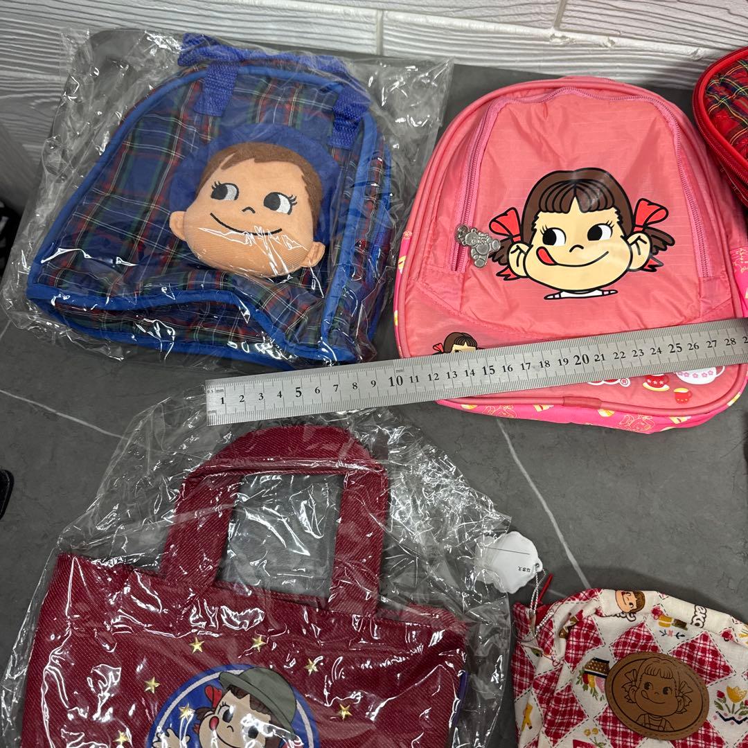 不二家　ペコちゃん　バッグ　ポーチ　リュック　まとめ売り