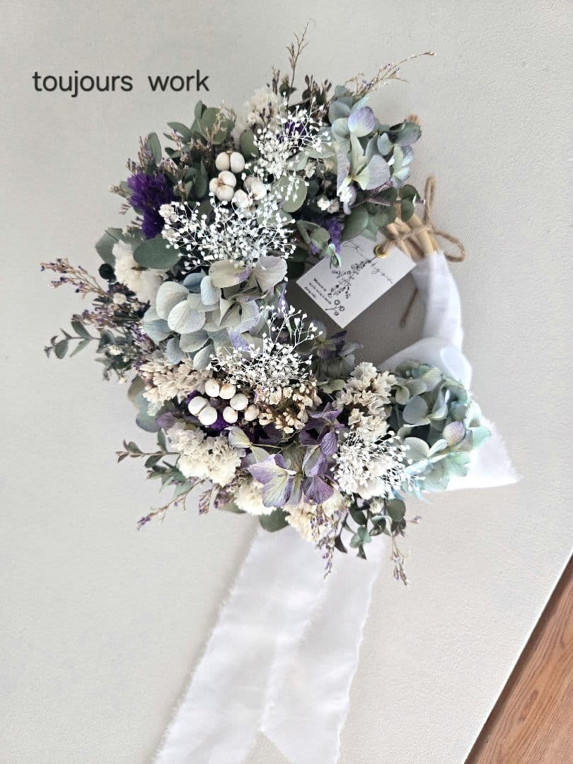 紫陽花リース◇ハーフリース◇プレゼント