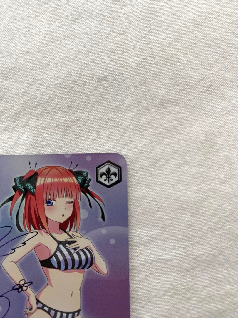 ヴァイスシュヴァルツ 五等分の花嫁∽ 中野二乃サイン入りSP 割り切れない想い