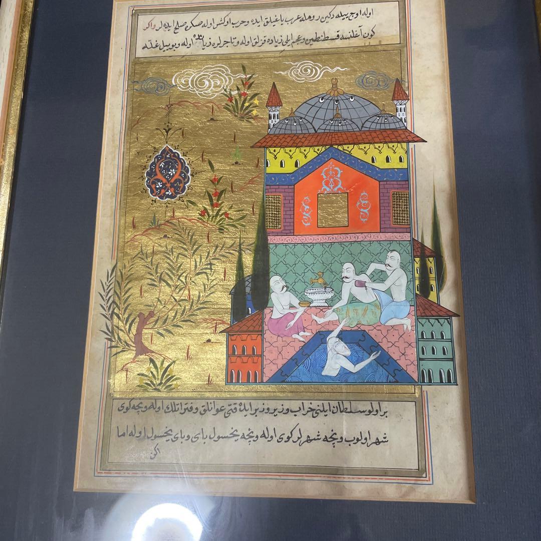 レトロ　外国　古絵　本の挿絵　絵画2