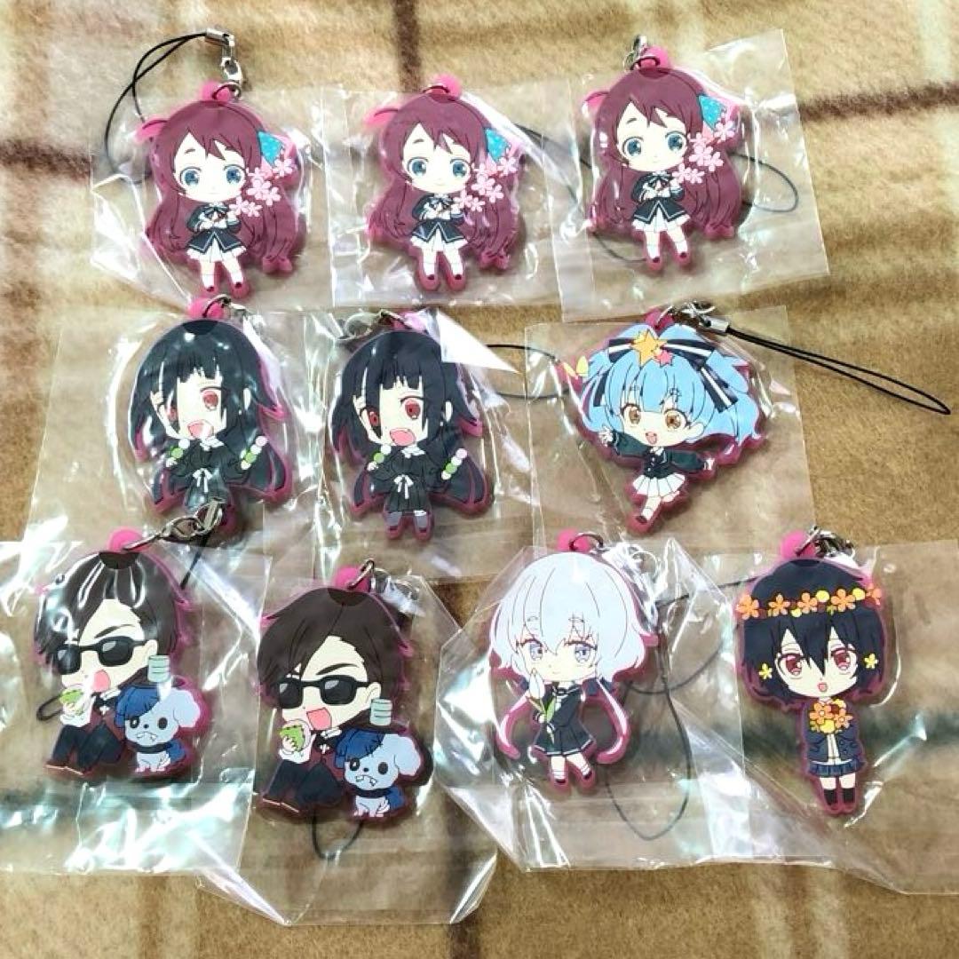 ゾンビランドサガ ラバーストラップ 源さくら 水野愛 紺野純子 巽幸太郎