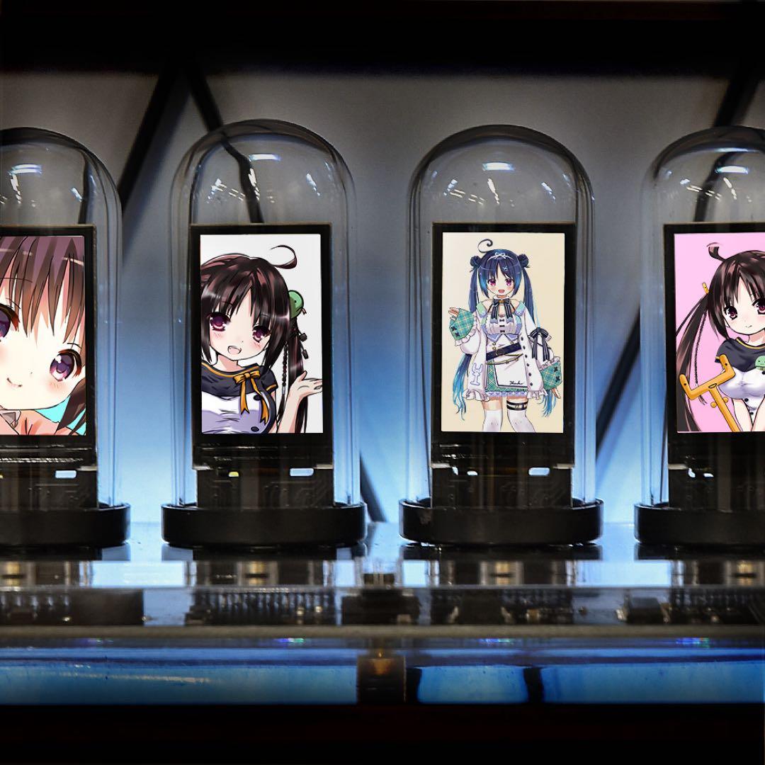 ニキシー管風置時計（本体・説明書のみ）