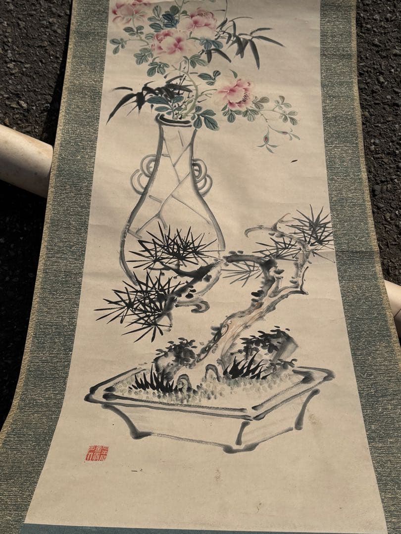 ‼️早速値下‼️リサイクルFORT‼️掛軸三本まとめて‼️山水画水墨画風景画‼️掛軸三本‼️