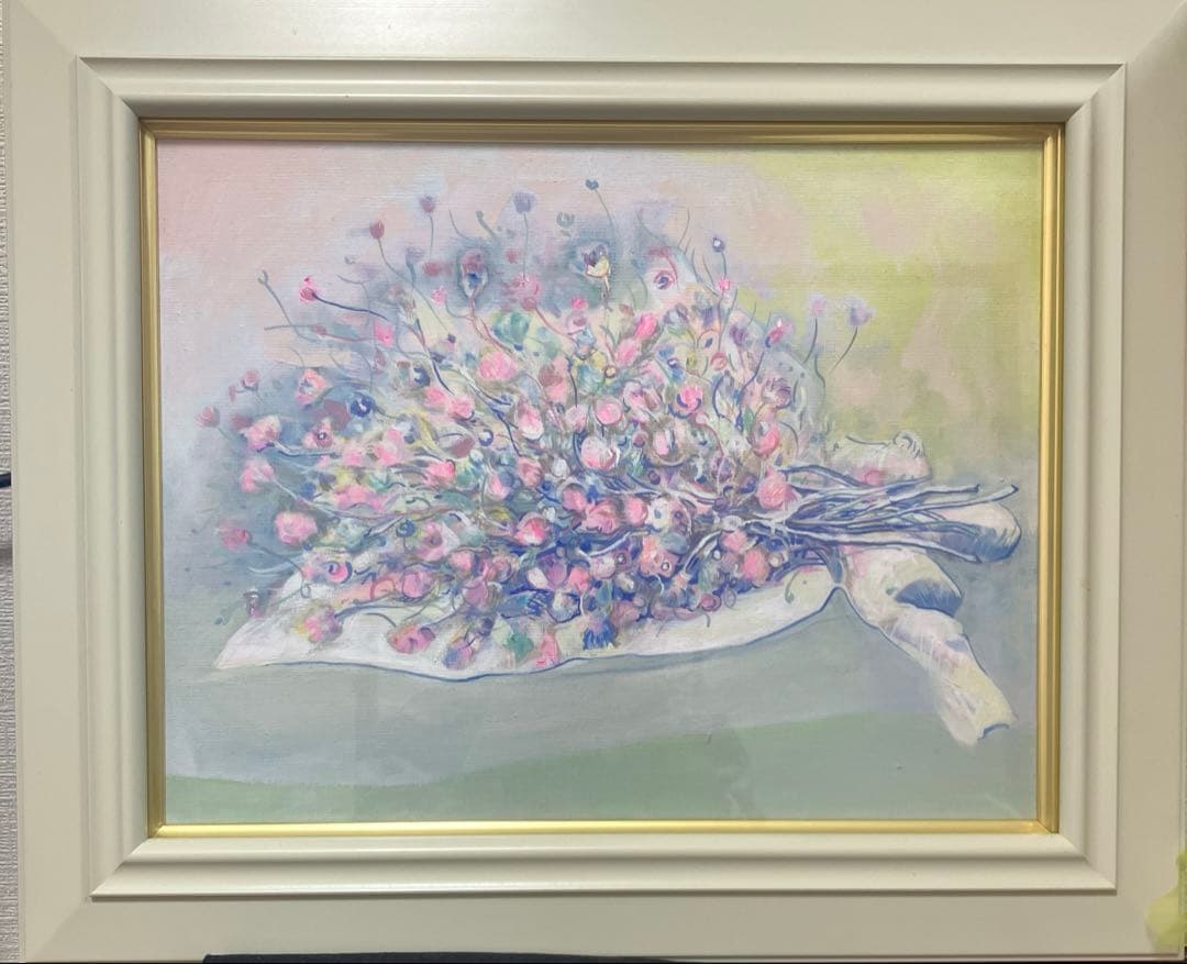花束　油絵