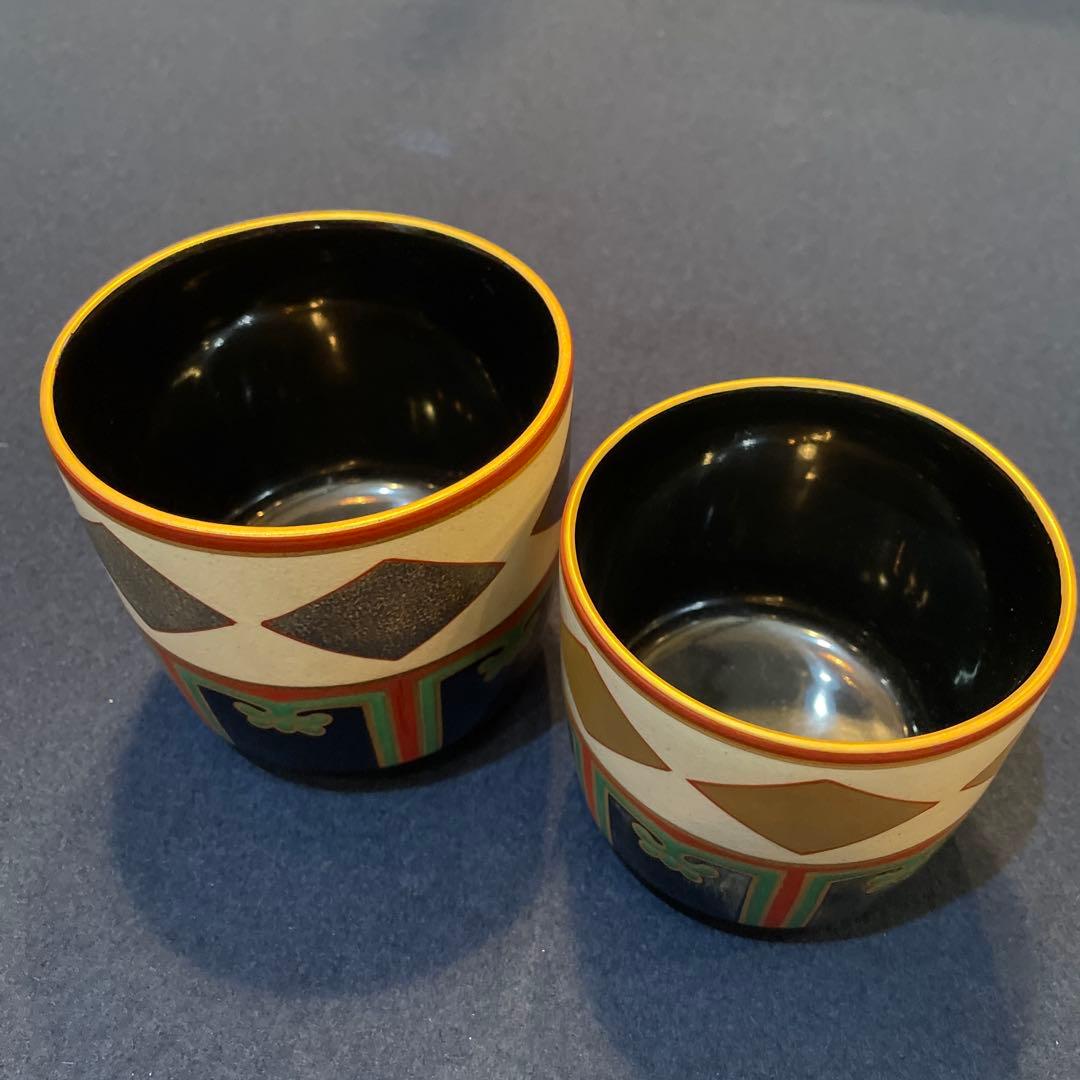 『色絵金銀菱 重茶碗』【野々村 仁清】(写 )『MOA美術館』共箱/茶道具