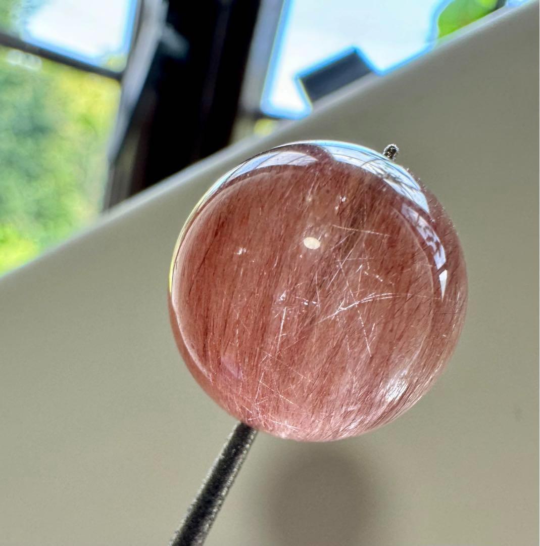 【粒売り】① ②お纏め ピンク ホワイトモカ バイカラー サゲニティッククォーツ