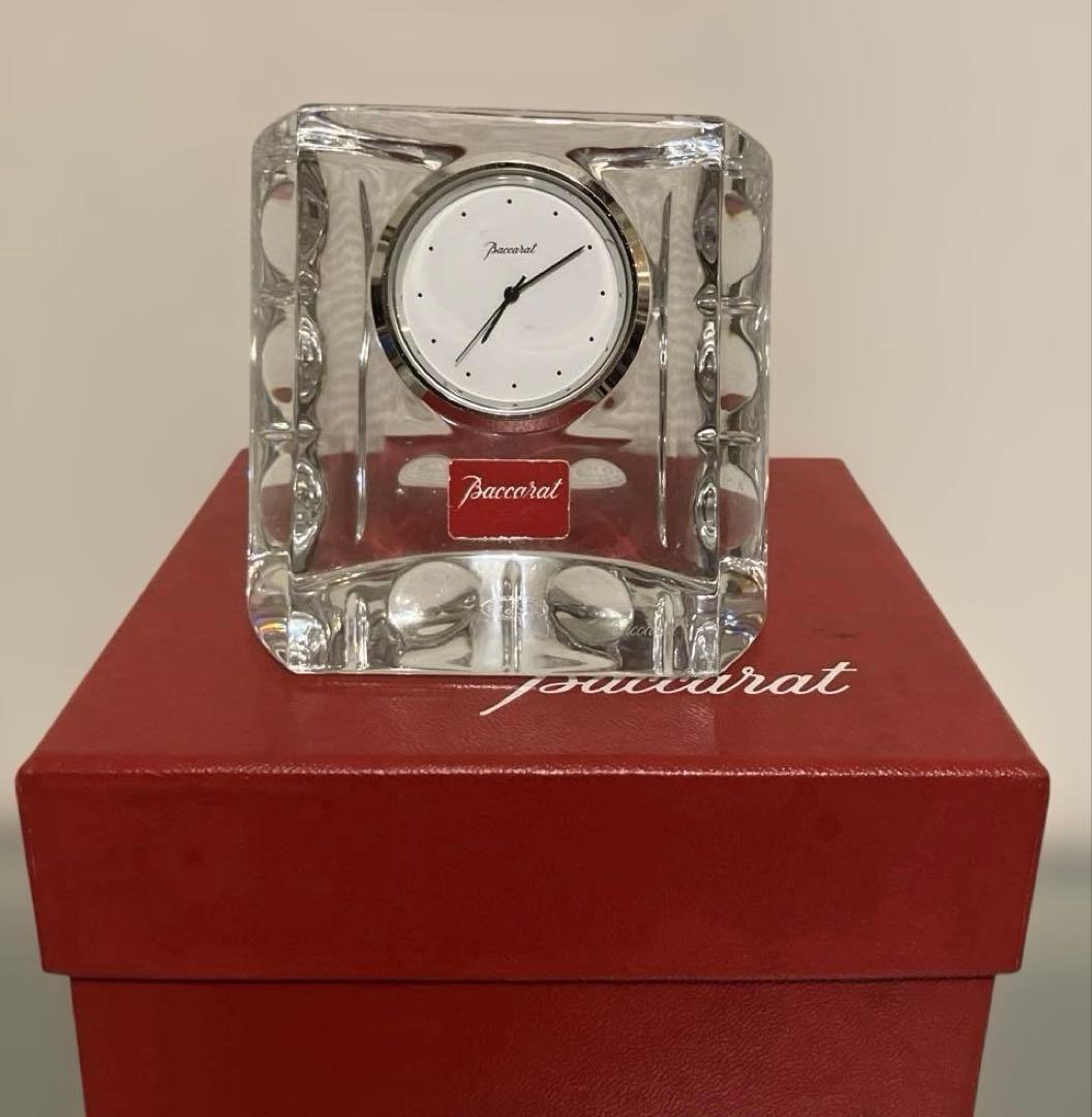 バカラ　エキノックスクロック置き時計