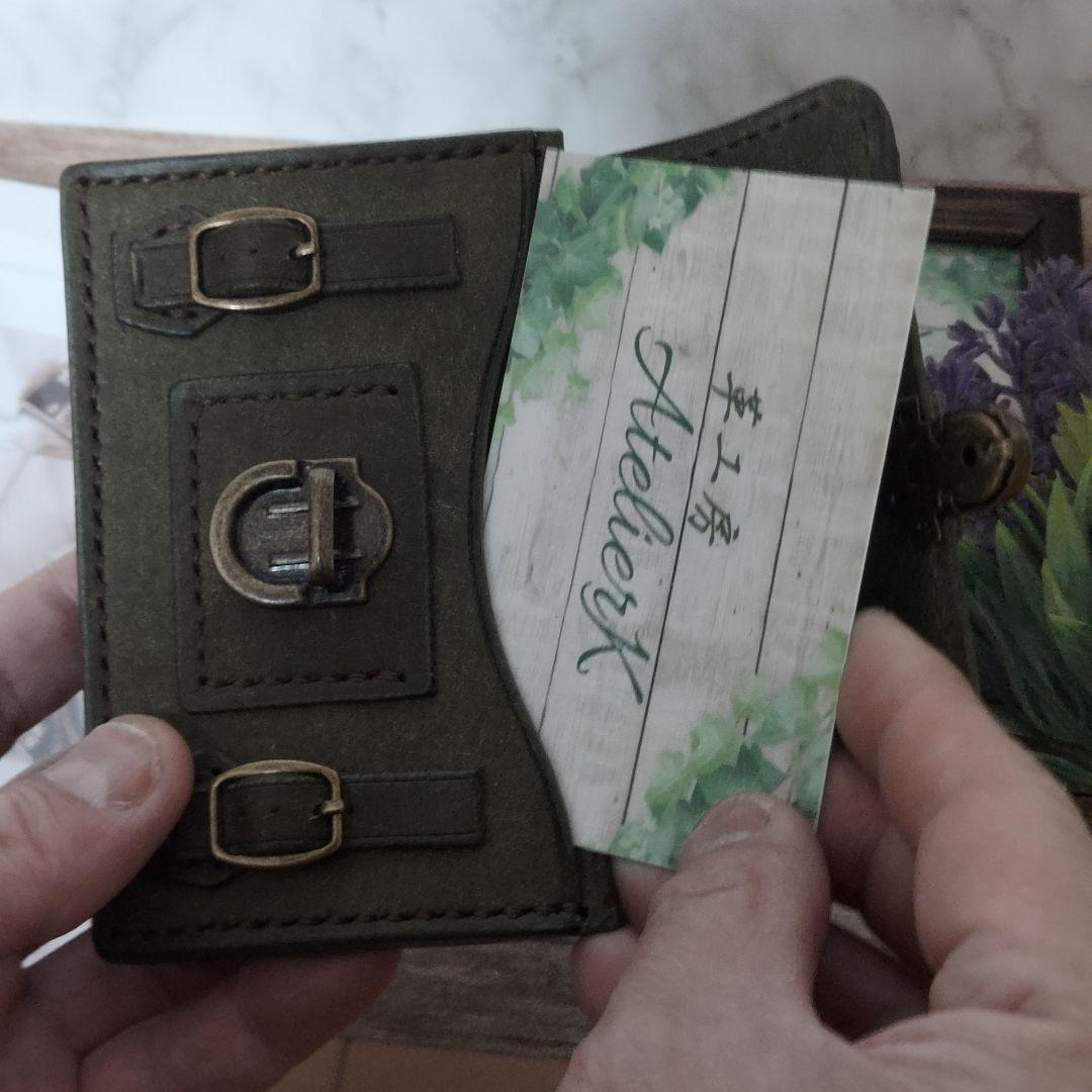 小型バッグ　名刺入れサイズ　本革　イタリアンレザー　プエブロ　本格派　かわいい