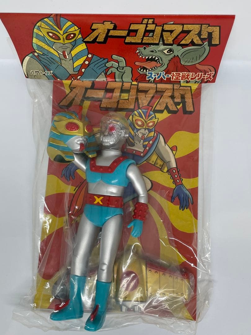 パチモントイズ オーゴンマスク ソフビ 黄金バット モチーフ 希少 正規品